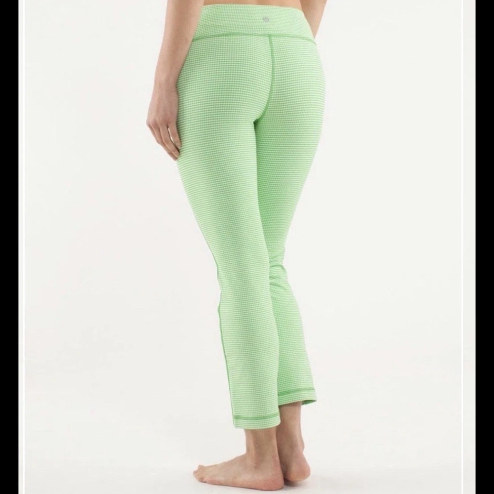 Lululemon Leggings Women's Gingham Coast To Class Pant Crop Yoga Casual Plaid 12